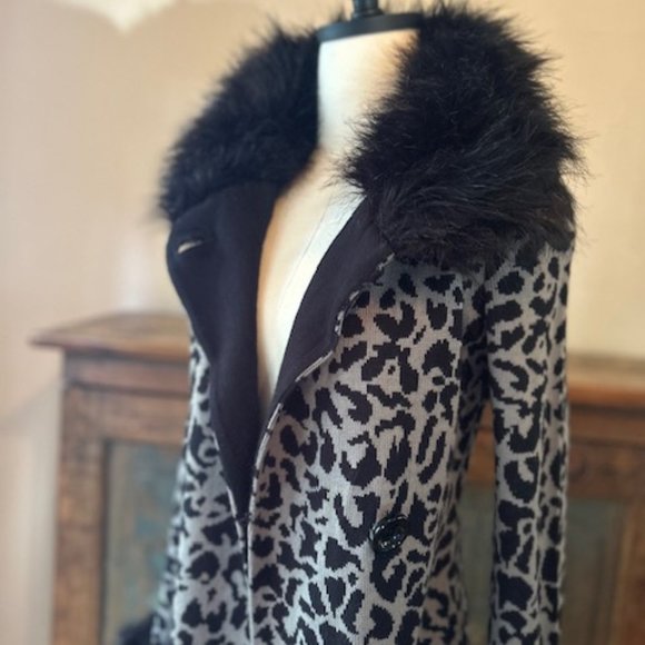 Vintage Betsey Johnson Sweater Duster Coat - Picture 2 of 11